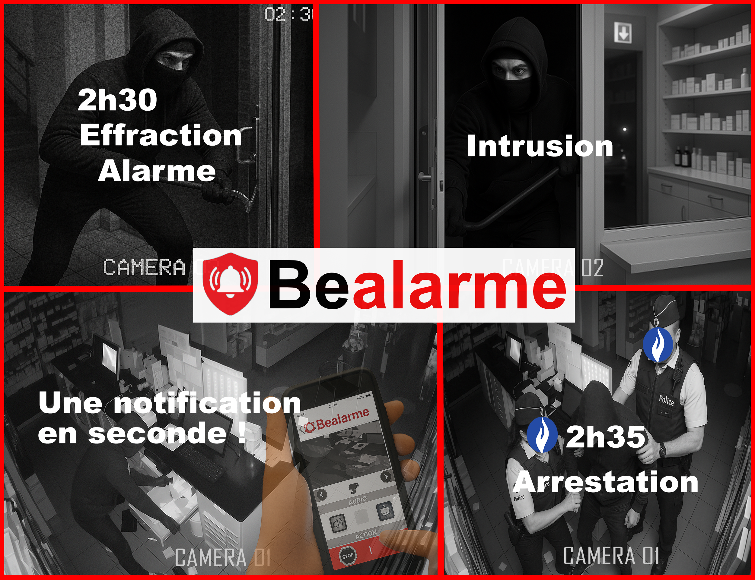 Voir nos solutions  Be Alarme